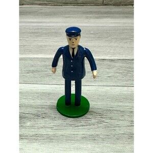 Thomas & Friends Blue Conductor Figure with Green Base